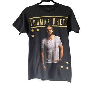 Thomas Rhett Concert T Shirt Country Music Band Black Graphic Tee Size Small